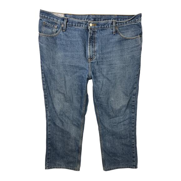 Stetson Slim Straight Leg 1120 Denim Jeans Medium Wash Mens 44x27 Tag 44x30 - Picture 1 of 8